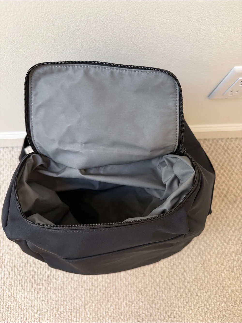 Away Black Men's Travel Duffel with Shoulder Strap